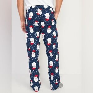 Old Navy Santa Claus Cotton Flannel Pajama Pants w/Pockets